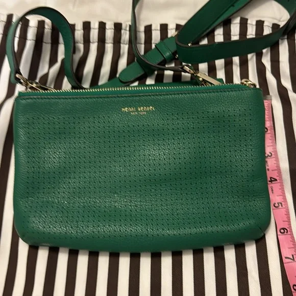 Henri Bendel crossbody 3 in 1 handbag, Kelly green - Picture 8 of 11